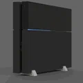 Chân đế Playstation 4 (PS4) Fat kèm tùy chọn để ổ cứng ngoài - Thumbnail 1