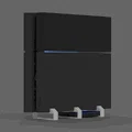 Chân đế Playstation 4 (PS4) Fat kèm tùy chọn để ổ cứng ngoài - Thumbnail 5