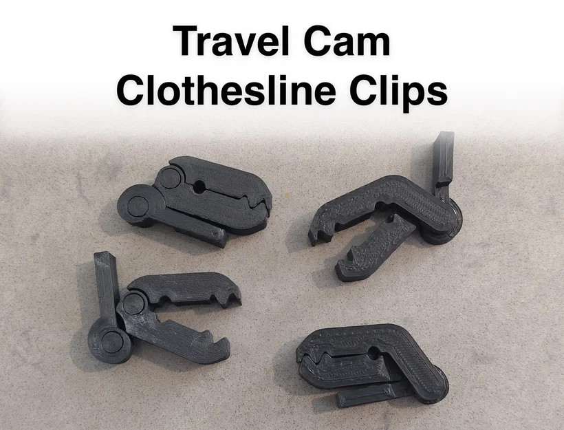 Kẹp Phơi Đồ Du Lịch Thông Minh (Travel Cam Clothesline Clips) - Image 1