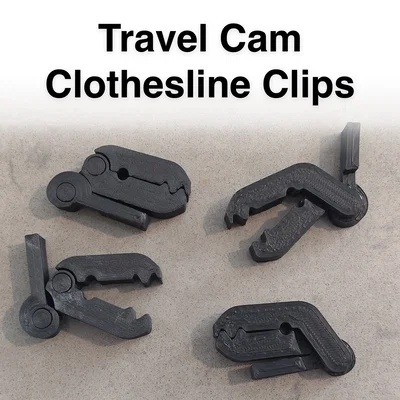 Kẹp Phơi Đồ Du Lịch Thông Minh (Travel Cam Clothesline Clips)