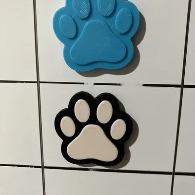 Nam châm hình dấu chân mèo 3D dễ thương trang trí bảng ghi chú