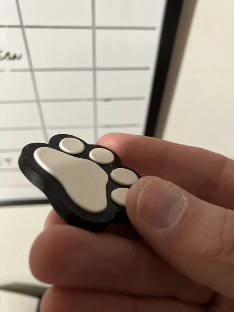 Nam châm hình dấu chân mèo 3D dễ thương trang trí bảng ghi chú - Image 2