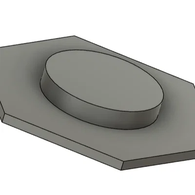 Miếng lót âm đầu (countersunk) kèm nắp cho hệ thống lưu trữ HSW (dạng tham số)