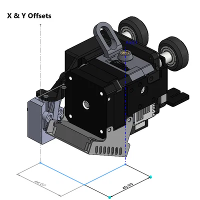 Ngàm gắn cảm biến BigTreeTech EDDY cho đầu in Creality Sprite Extruder Pro
