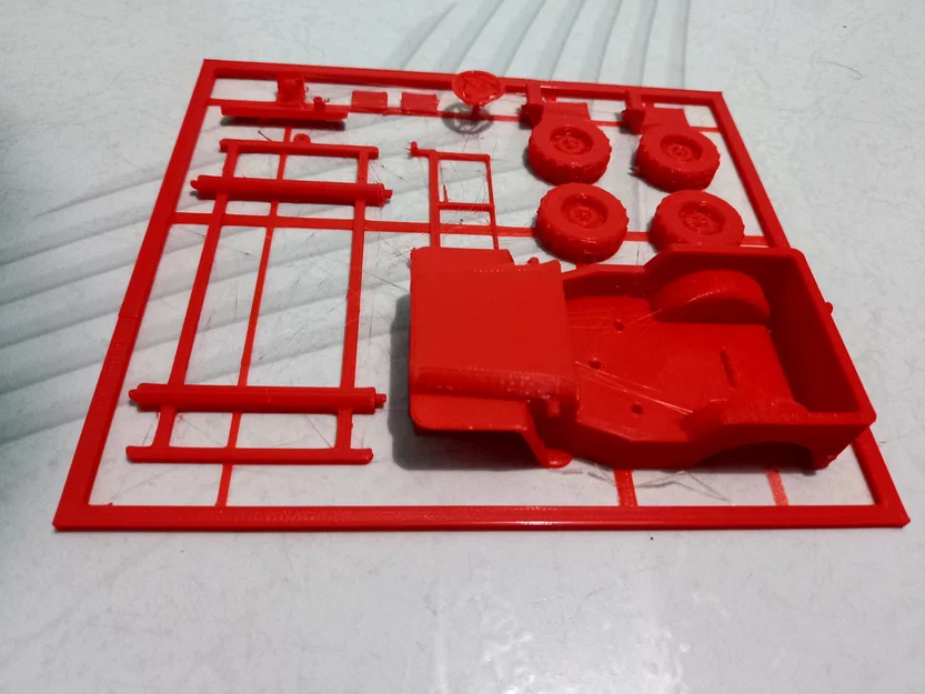 Mô hình xe Jeep Quân sự (Jeep Militar) - Image 3