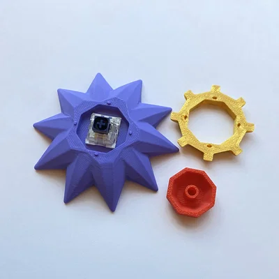 Đồ chơi Fidget Switch bàn phím hình Starmie