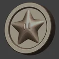 Mô hình đồng xu Super Mario Star Coin in 3D cực đẹp - Thumbnail 1