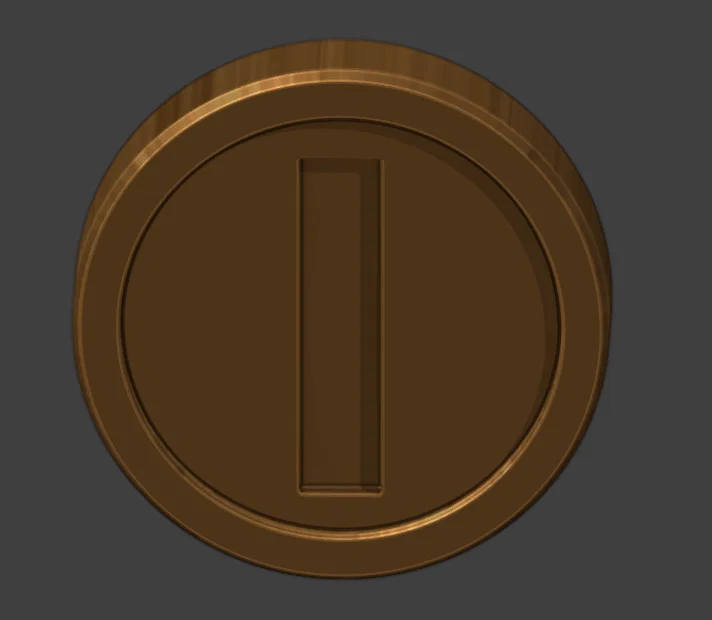 Mô hình đồng xu Super Mario Star Coin in 3D cực đẹp - Image 5