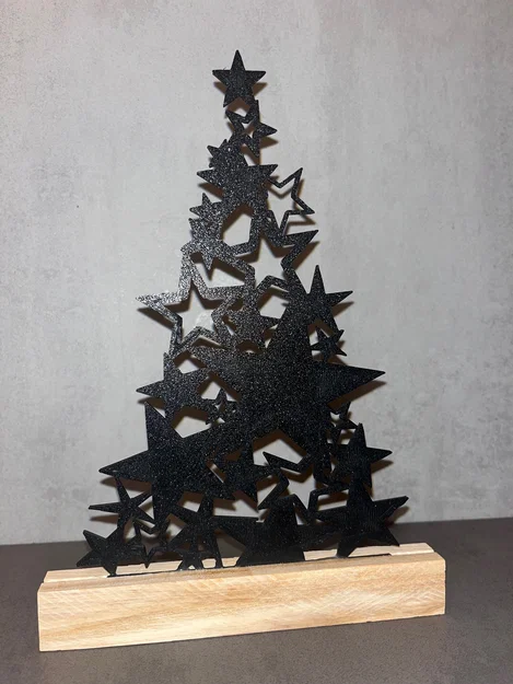 Cây thông Noel bằng ngôi sao (Sternebaum) trang trí 3D độc đáo - Image 2