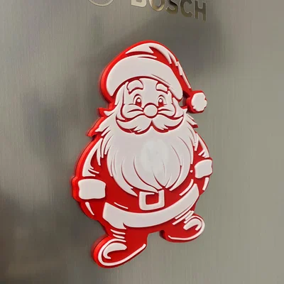 Trang trí tường ông già Noel có nam châm (Giáng sinh)