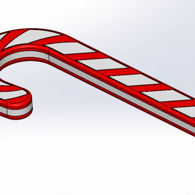 Candy Cane - Mẫu kẹo gậy trang trí Giáng sinh