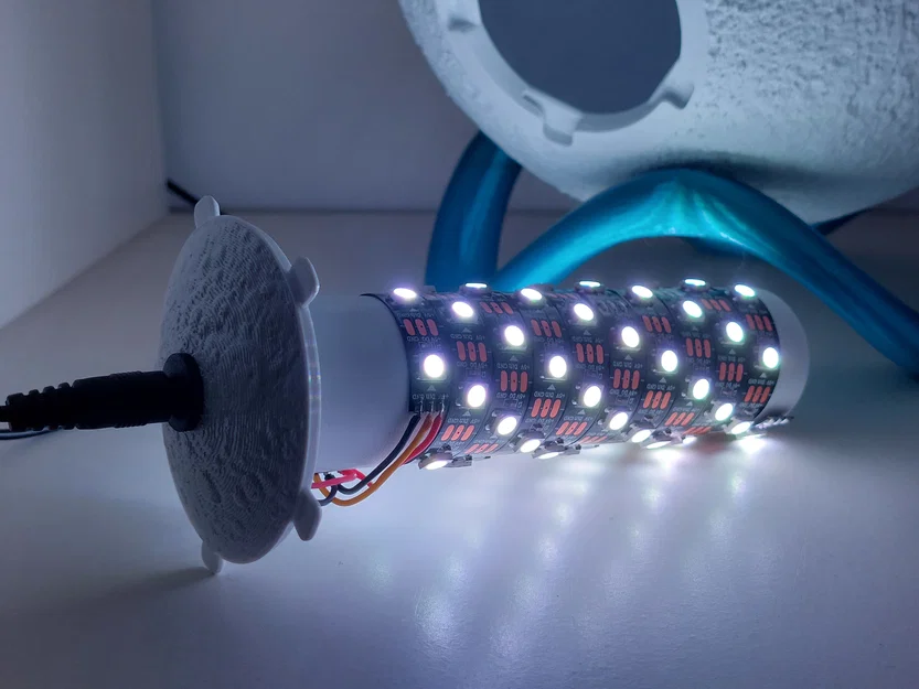 Giá đỡ đèn LED cho Moon Lamp dùng với WLED và WS2812b - Image 1