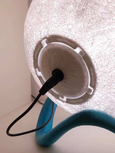 Giá đỡ đèn LED cho Moon Lamp dùng với WLED và WS2812b - Image 4