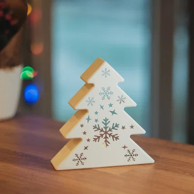 Mô hình trang trí cây thông Noel tích hợp đèn LED siêu xinh