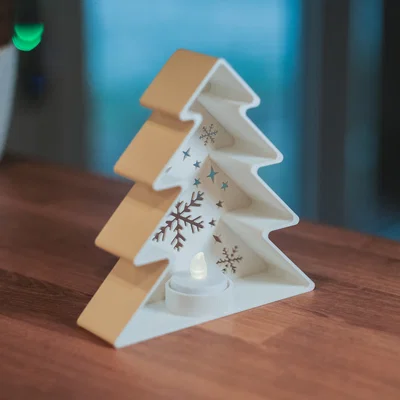 Mô hình trang trí cây thông Noel tích hợp đèn LED siêu xinh