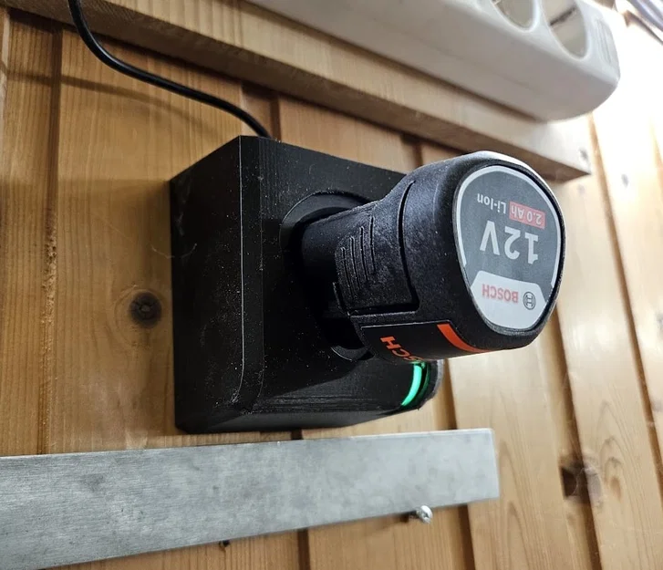 Giá treo tường cho sạc pin Bosch 12V / Dremel (GAL 12V-20) - Image 3