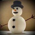 Mô hình người tuyết (Snowman) xinh xắn - Thumbnail 1