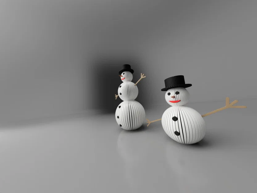 Mô hình người tuyết (Snowman) xinh xắn - Image 2