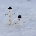 Mô hình người tuyết (Snowman) xinh xắn - Thumbnail 3