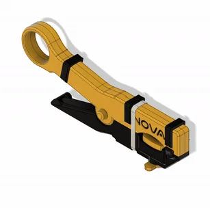 Dụng cụ tuốt dây điện bằng lưỡi dao lam (V2)