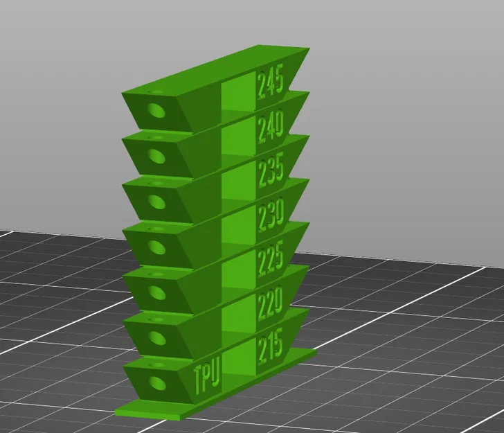 Các mẫu Temperature Tower kèm gcode sẵn sàng cho ABS, TPU, PLA, ASA, PETG - Image 3