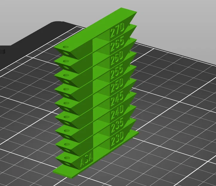 Các mẫu Temperature Tower kèm gcode sẵn sàng cho ABS, TPU, PLA, ASA, PETG - Image 6