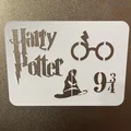 Harry Potter - Khuôn mẫu (Stencil) để vẽ và tô màu - Thumbnail 1