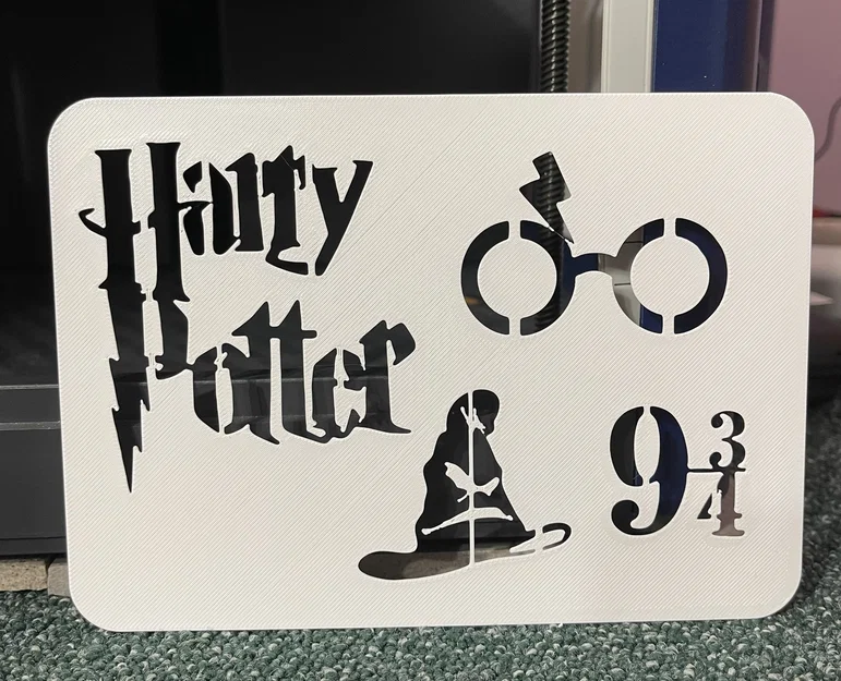 Harry Potter - Khuôn mẫu (Stencil) để vẽ và tô màu - Image 2