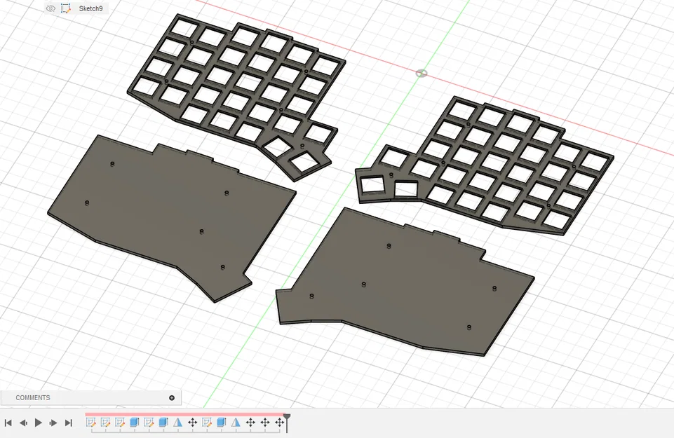 Tấm Plate Trên và Dưới cho SplitKB Aurora Sofle v2 - Image 1