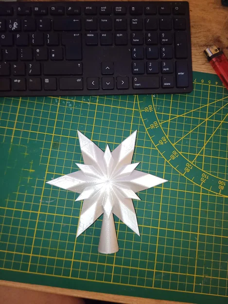 Ngôi sao trang trí đỉnh cây thông Noel 3D độc đáo - Image 2