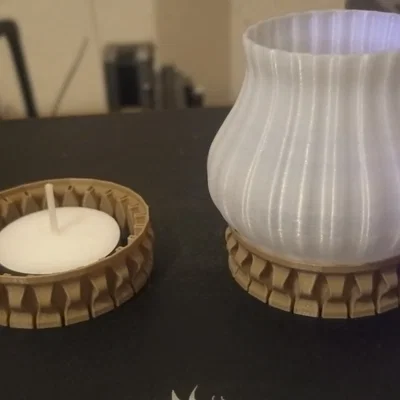 Đèn nến trang trí Giáng sinh (Christmas Candle lamp)