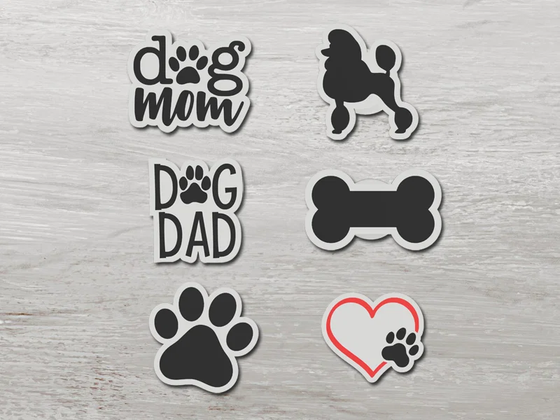 Phụ kiện trang trí dép Crocs (Charms) chủ đề cún cưng siêu dễ thương - Image 1