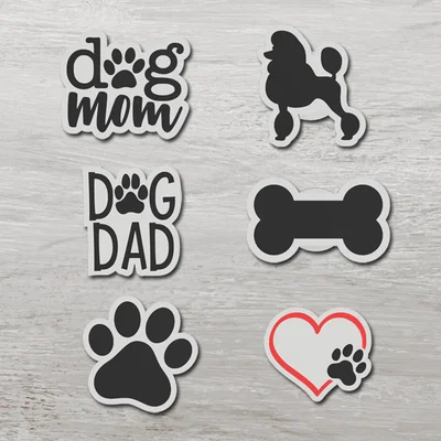 Phụ kiện trang trí dép Crocs (Charms) chủ đề cún cưng siêu dễ thương