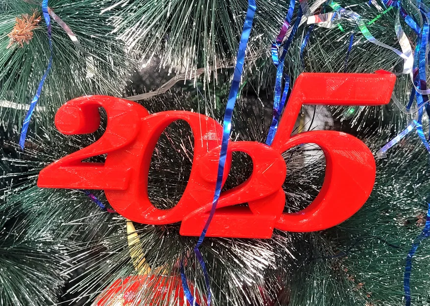 Mô hình trang trí cây thông Noel năm 2025 (2025 Christmas Decoration) - Image 1