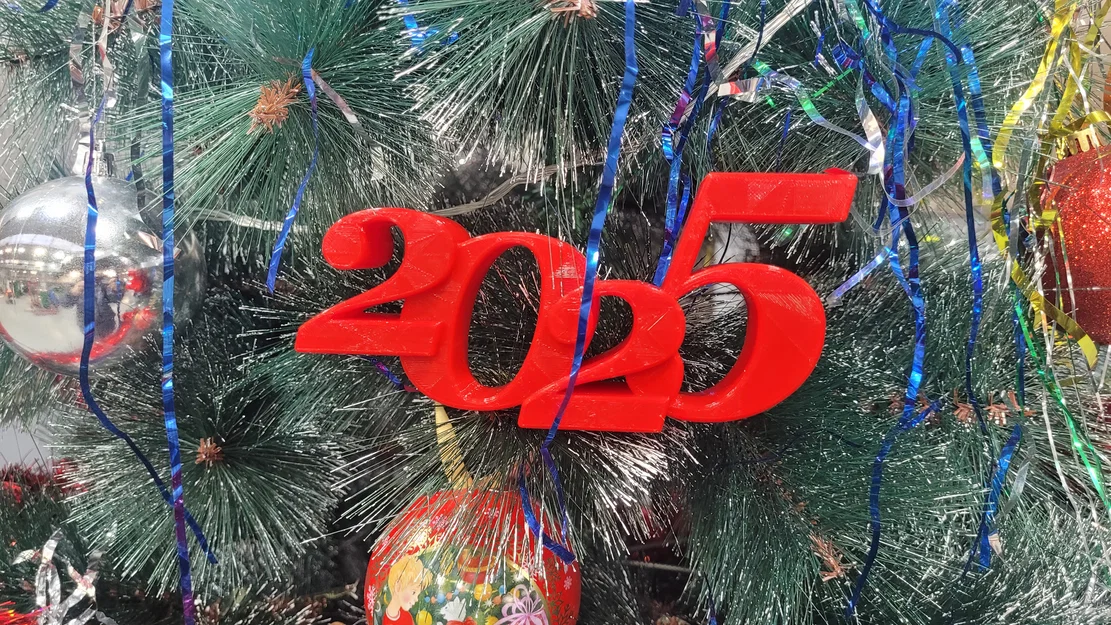 Mô hình trang trí cây thông Noel năm 2025 (2025 Christmas Decoration) - Image 2