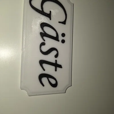 Bảng tên trống tùy chỉnh theo ý thích