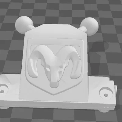 Đế gắn điện thoại hai bóng cho Ram 1500 in 3D tiện lợi