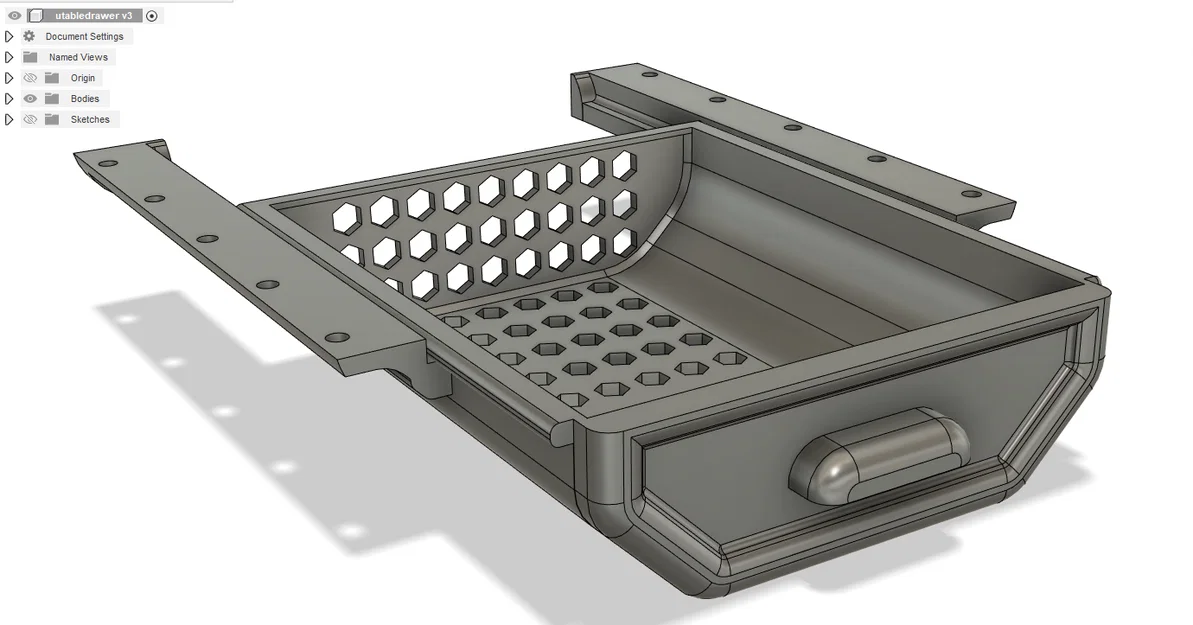 Ngăn kéo gắn dưới bàn làm việc (Underdesk Drawer) - Image 3