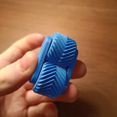 Fidget Gear - Đồ chơi bánh răng khớp nối giải trí bằng in 3D