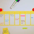 Bảng kế hoạch công việc hàng tuần in 3D tiện lợi (Whiteboard Schedule) - Thumbnail 1