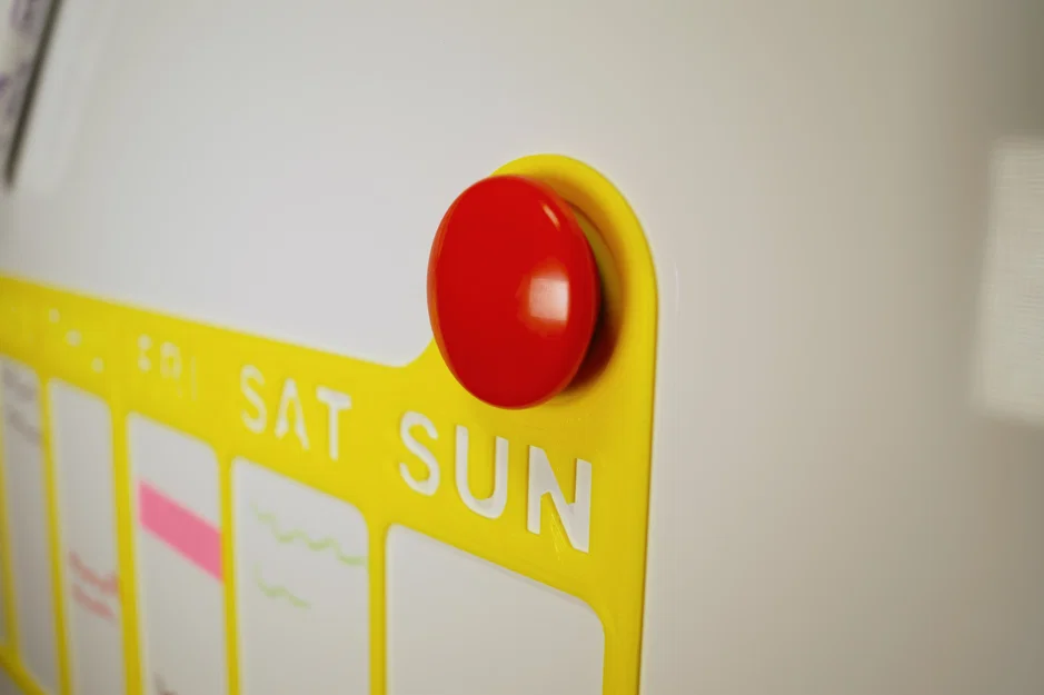 Bảng kế hoạch công việc hàng tuần in 3D tiện lợi (Whiteboard Schedule) - Image 5