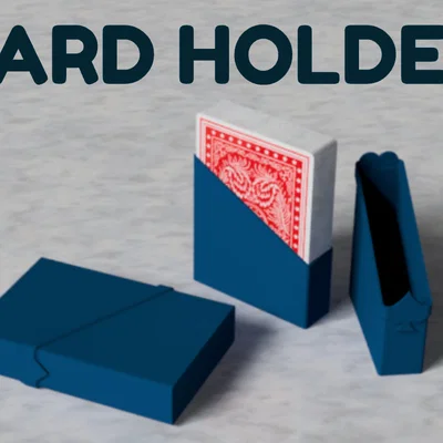 Mẫu Hộp Đựng Bộ Bài Tây (Card Deck Holder) In 3D Tiện Lợi