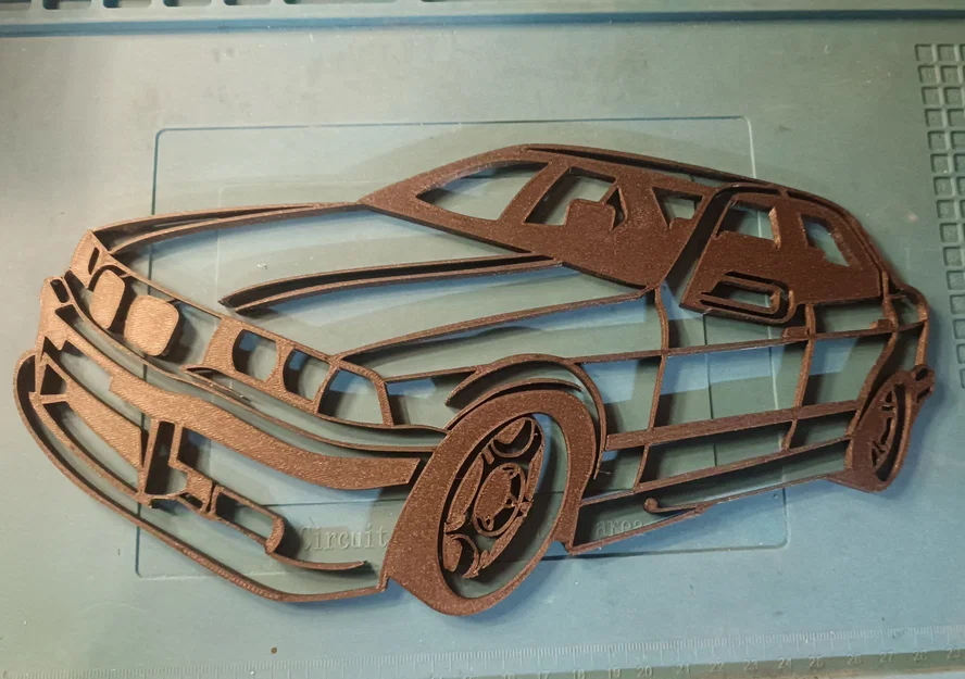 Mô hình treo tường BMW E36 Silhouette độc đáo cho người đam mê xe - Image 1