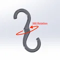 Móc treo xoay S-Hook / C-Hook - Thumbnail 1