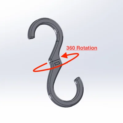 Móc treo xoay S-Hook / C-Hook