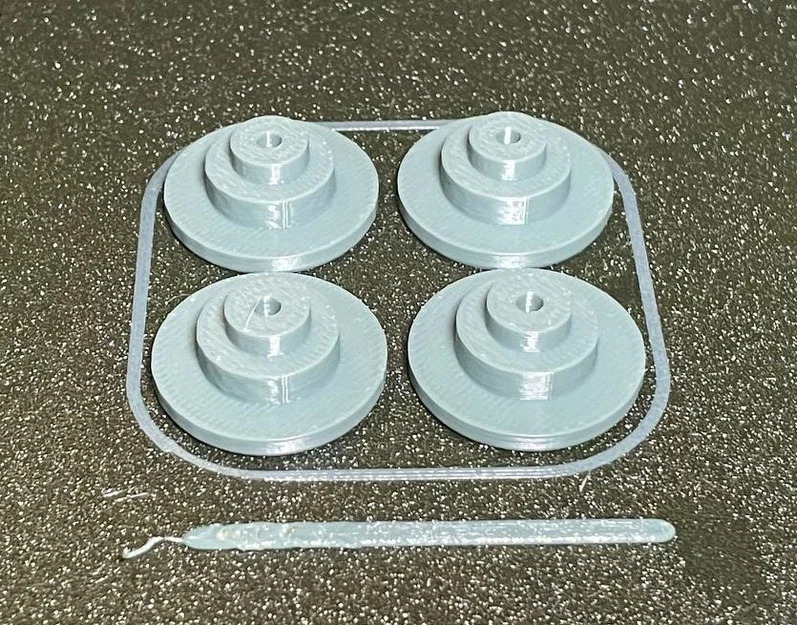 Ngàm cố định chân cao su cho máy in Creality K1 tiện lợi - Image 3