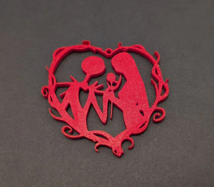 Mẫu trang trí cây thông Noel Jack and Sally độc đáo cho fan 3D - Image 1