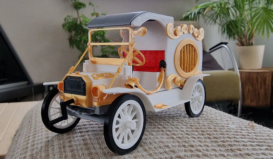 Mô hình in 3D xe cổ T Ford TT Circus 1925 độc đáo - Image 1