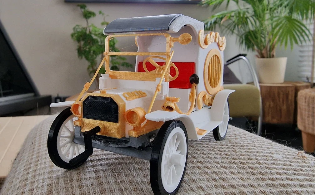 Mô hình in 3D xe cổ T Ford TT Circus 1925 độc đáo - Image 3
