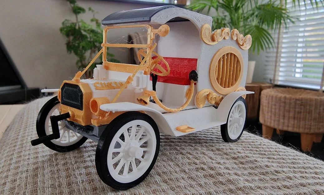 Mô hình in 3D xe cổ T Ford TT Circus 1925 độc đáo - Image 5
